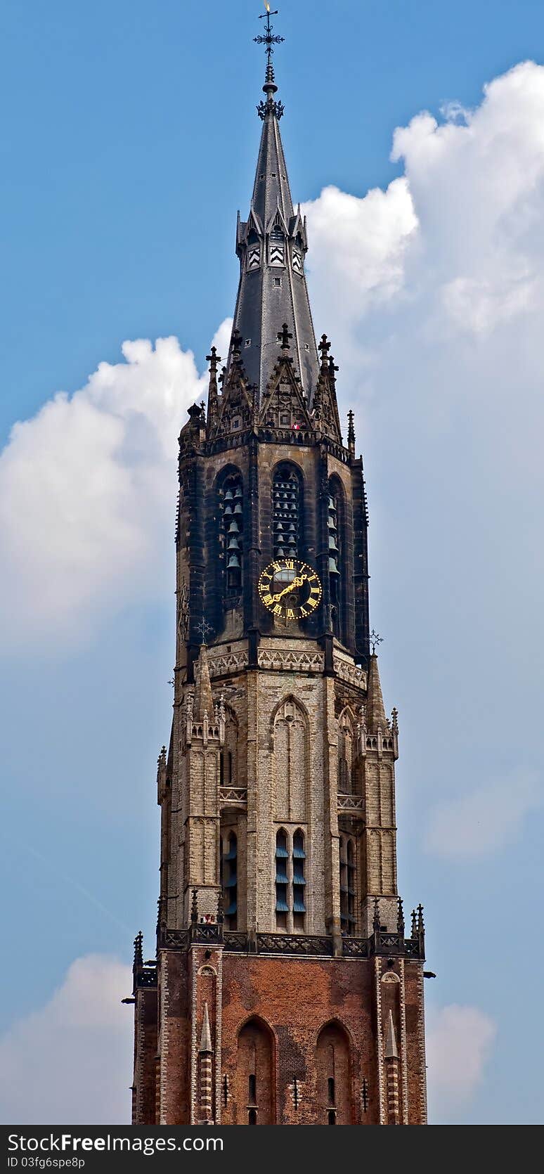 Architectural details.Delft , new church .