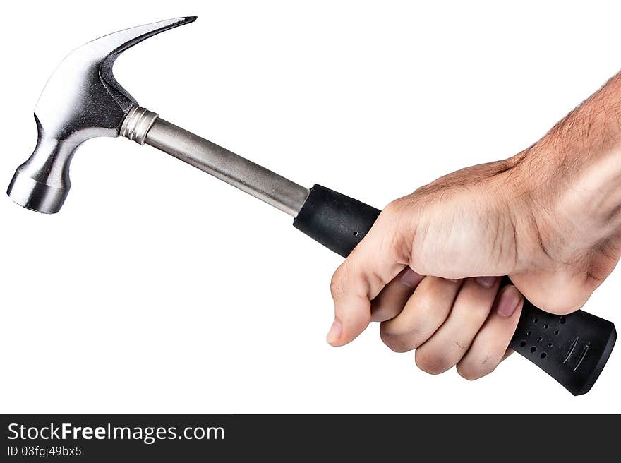 Hand Holding A Hammer