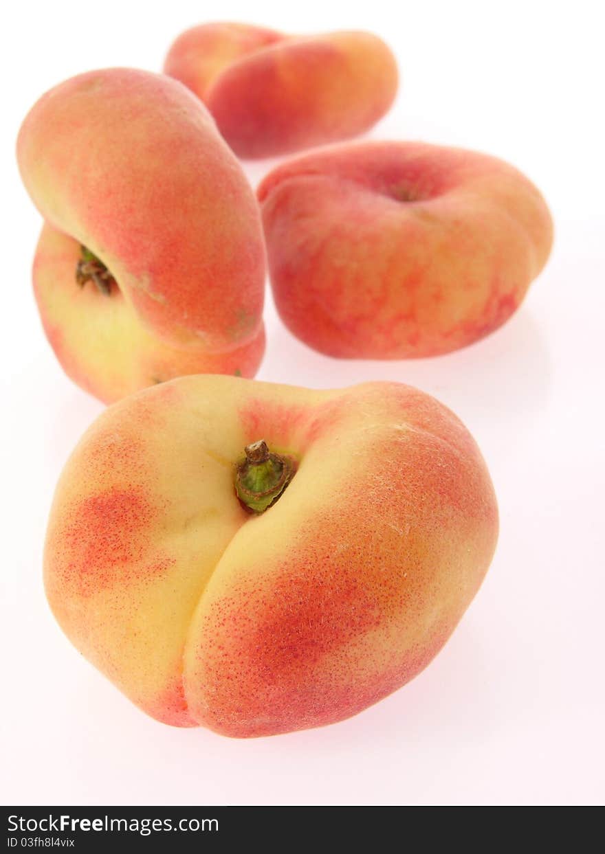 Flat peaches