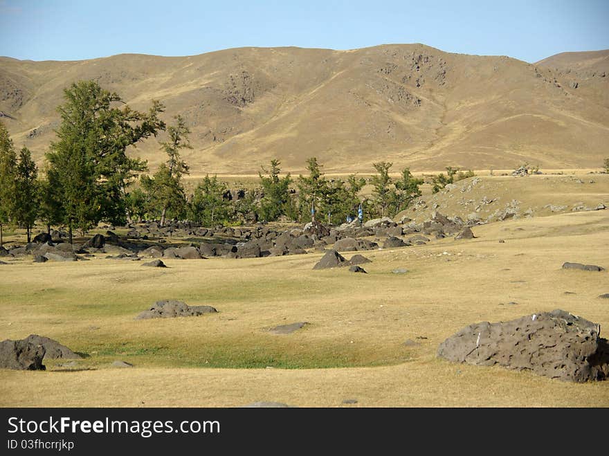 Landscape in Mongolia