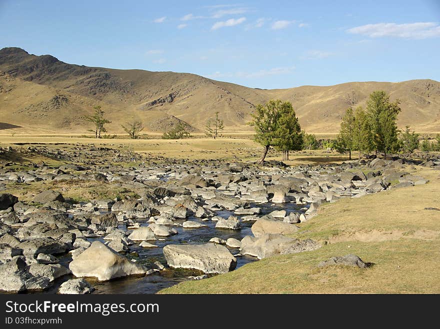 Landscape in Mongolia