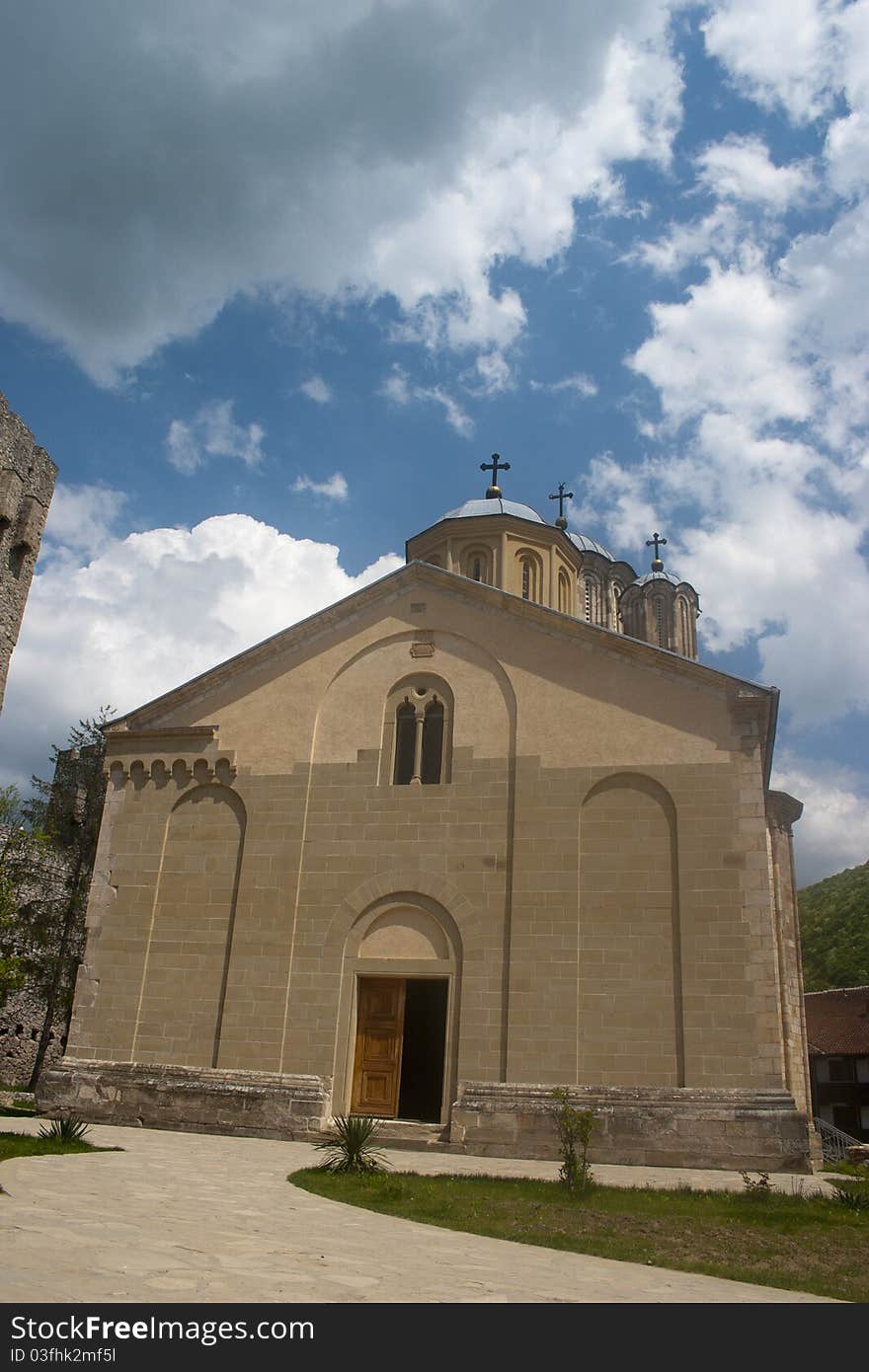 Serbian  Orthodox monastery Manasija