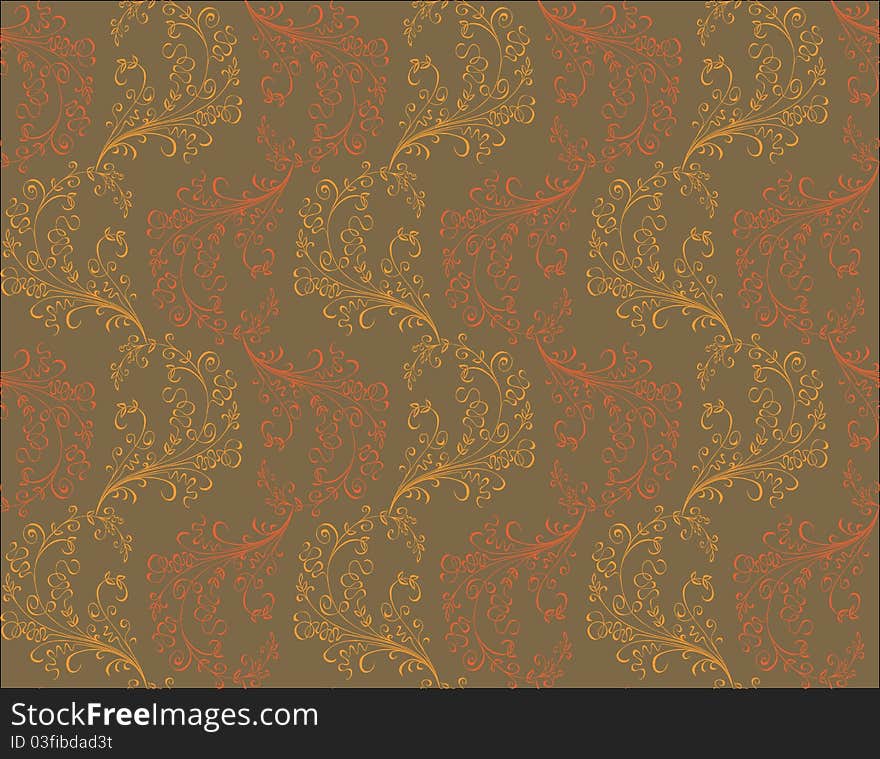 Vector Seamless Floral Pattern