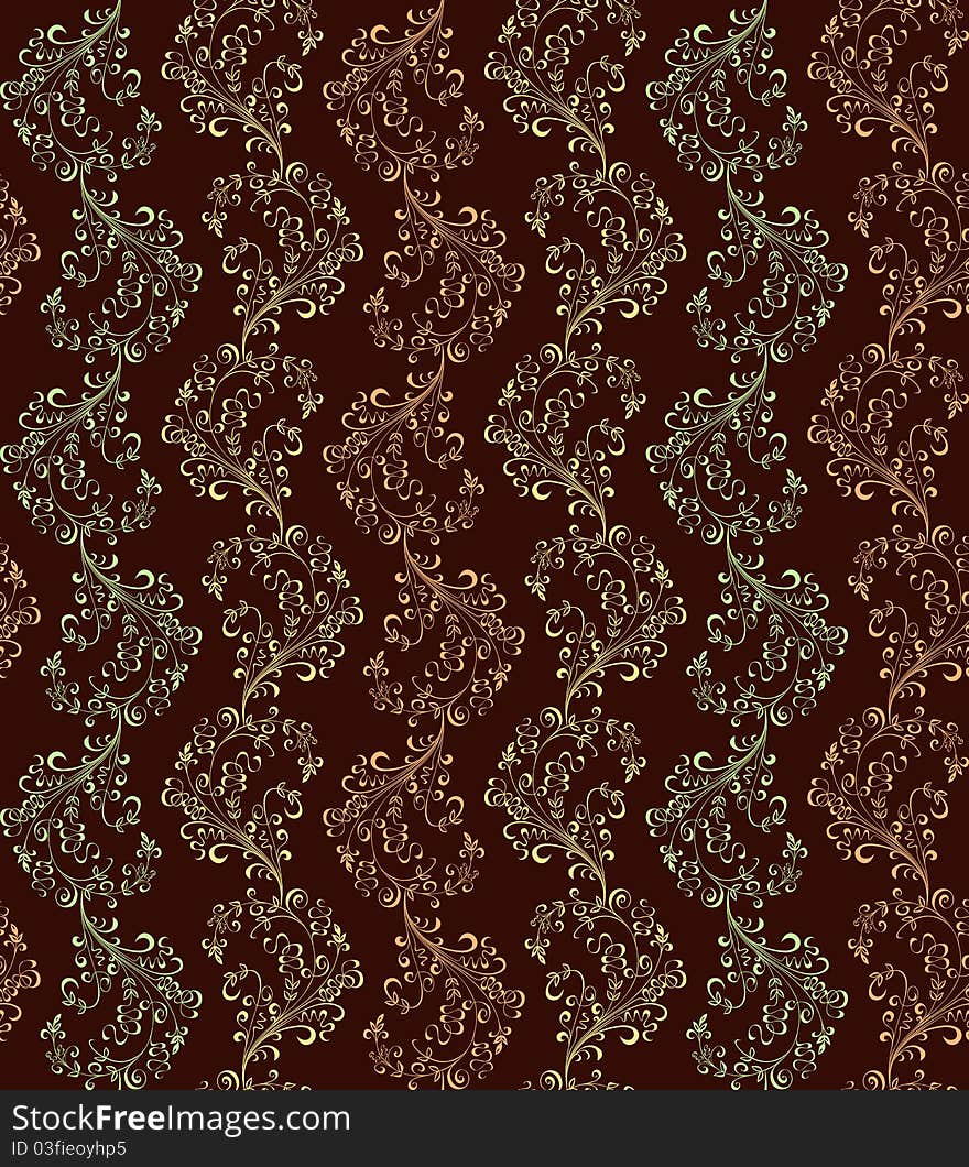 Vector Seamless floral pattern