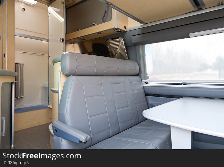 Caravan interior