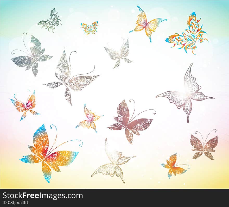 Drawing With Butterflies