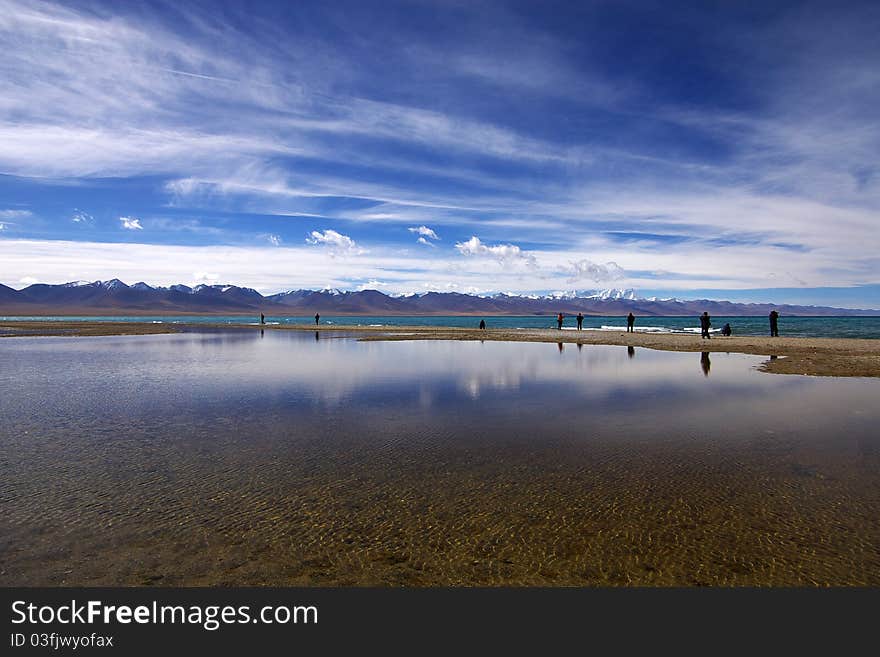 Namtso Lake in Tibet, China