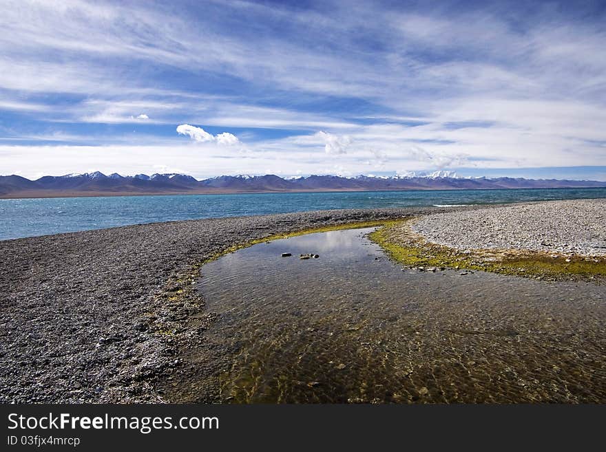 Namtso Lake in Tibet, China