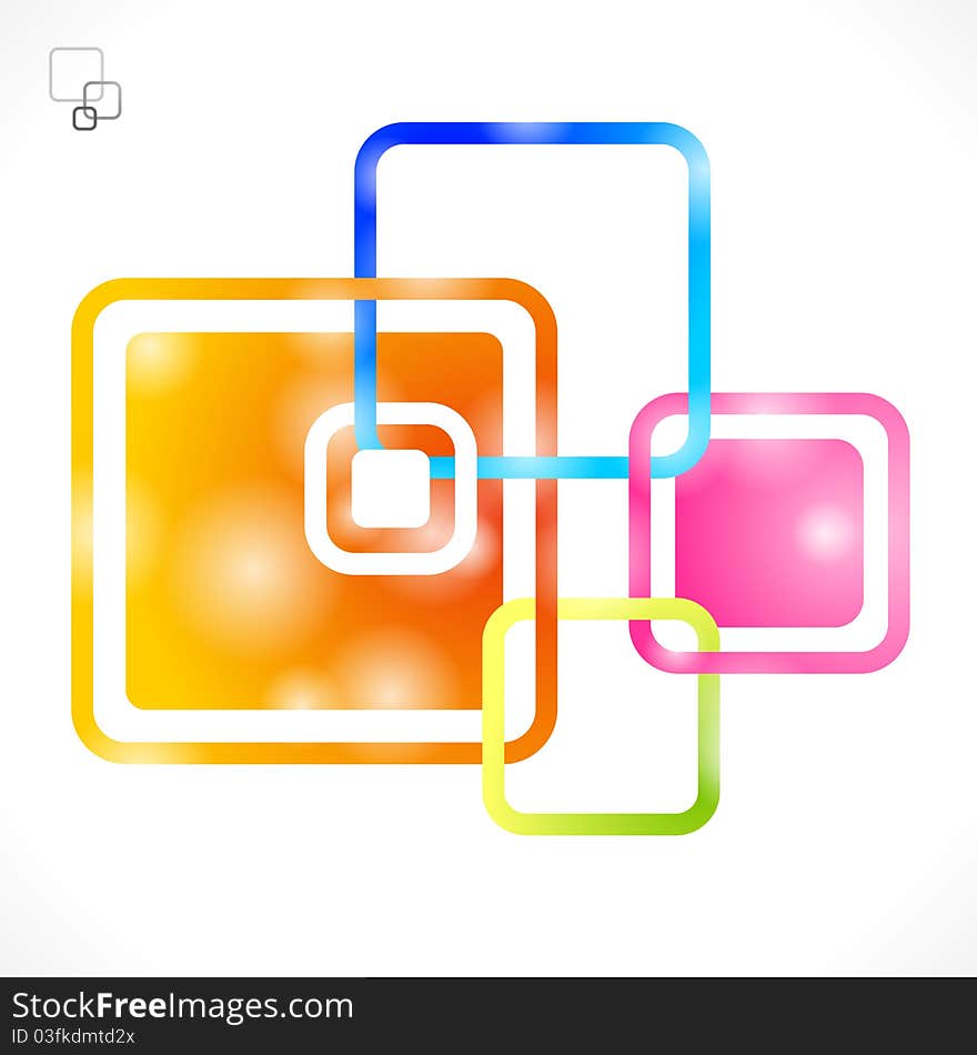 Abstract colorful background. Vector illustration