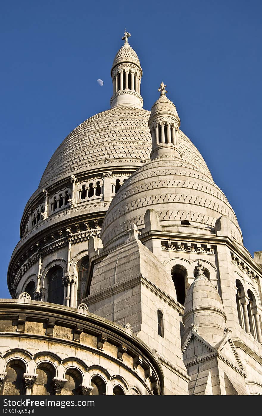 Church of the Sacre Coeur. A symbol of Paris.