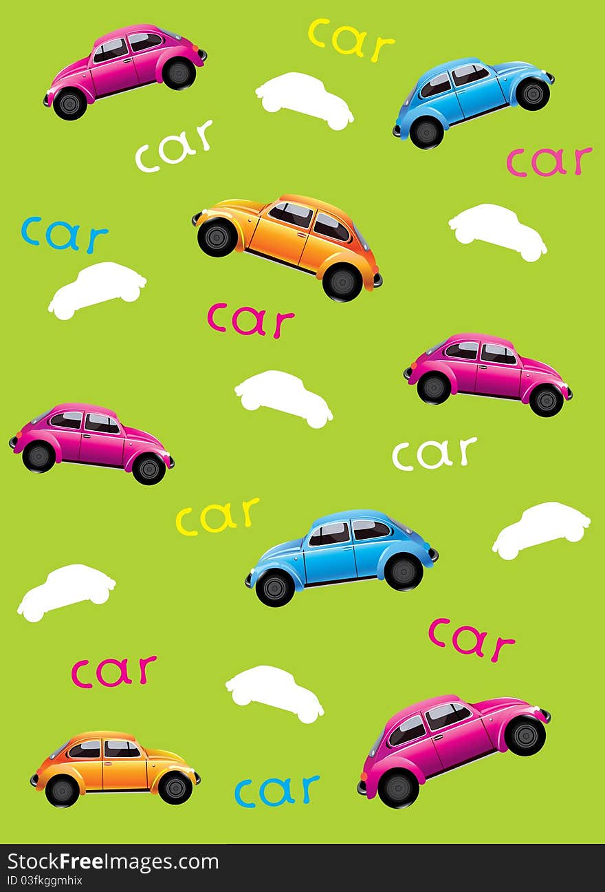 Background with cars