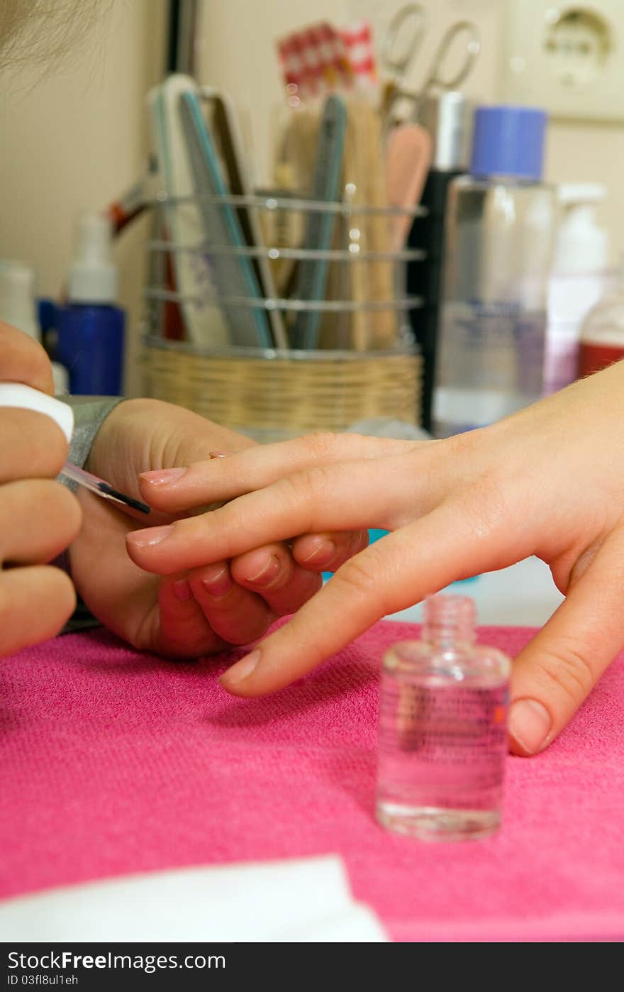 Creating a manicure