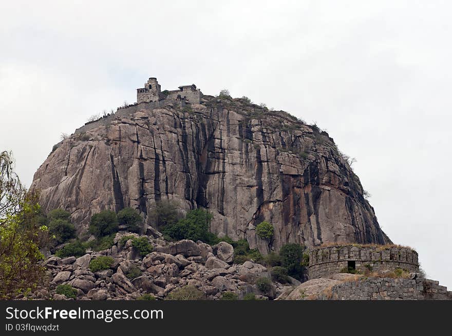 A majestic fort in Gingee tamilnadu India. A majestic fort in Gingee tamilnadu India