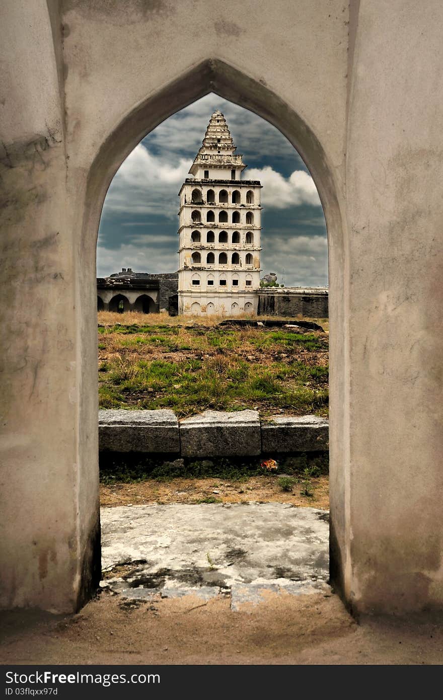 A majestic fort in Gingee tamilnadu India. A majestic fort in Gingee tamilnadu India