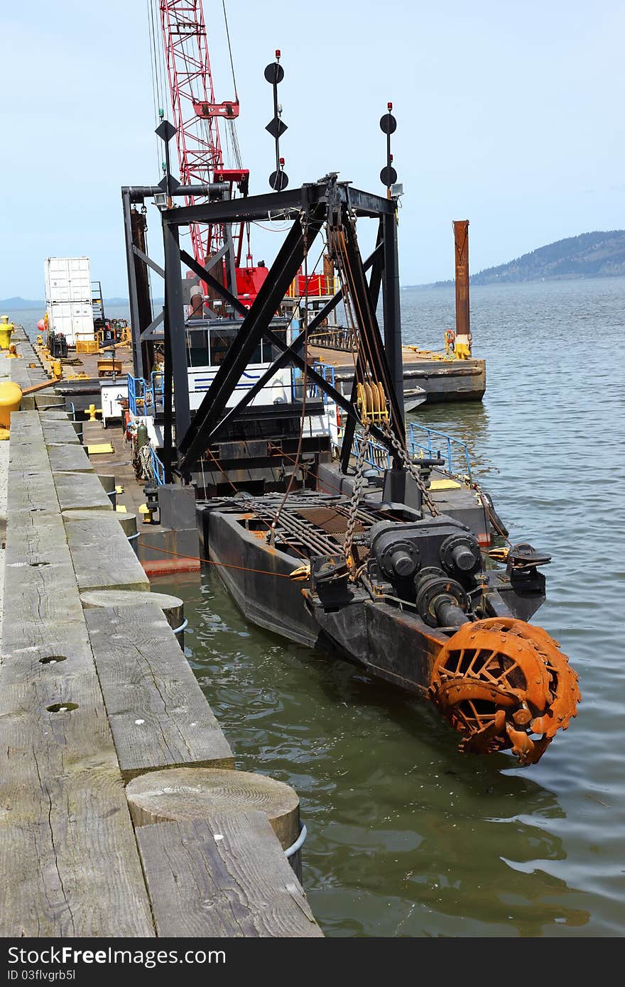 Industrial Dredging Mechanism, Astoria Oregon.