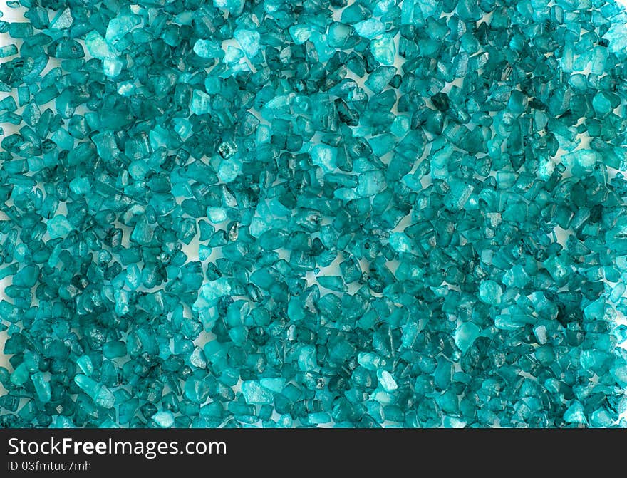 Aromatic pine green sea salt for bathing