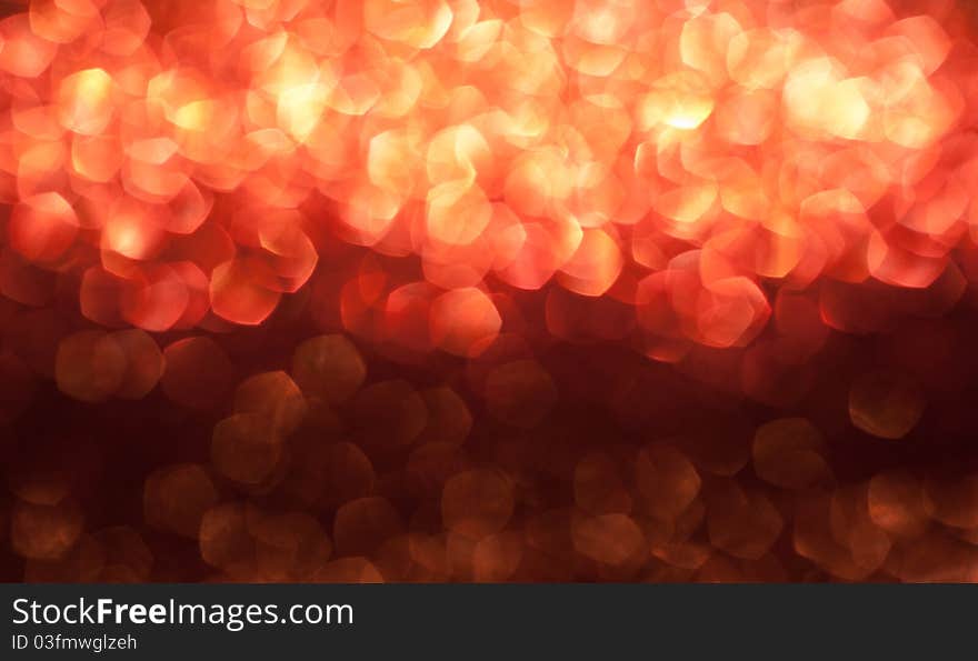 Abstract of orange light background. Abstract of orange light background