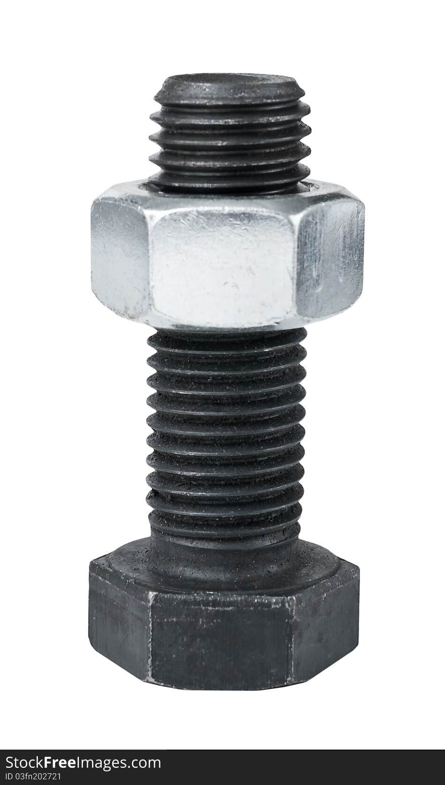 Big screw with nut