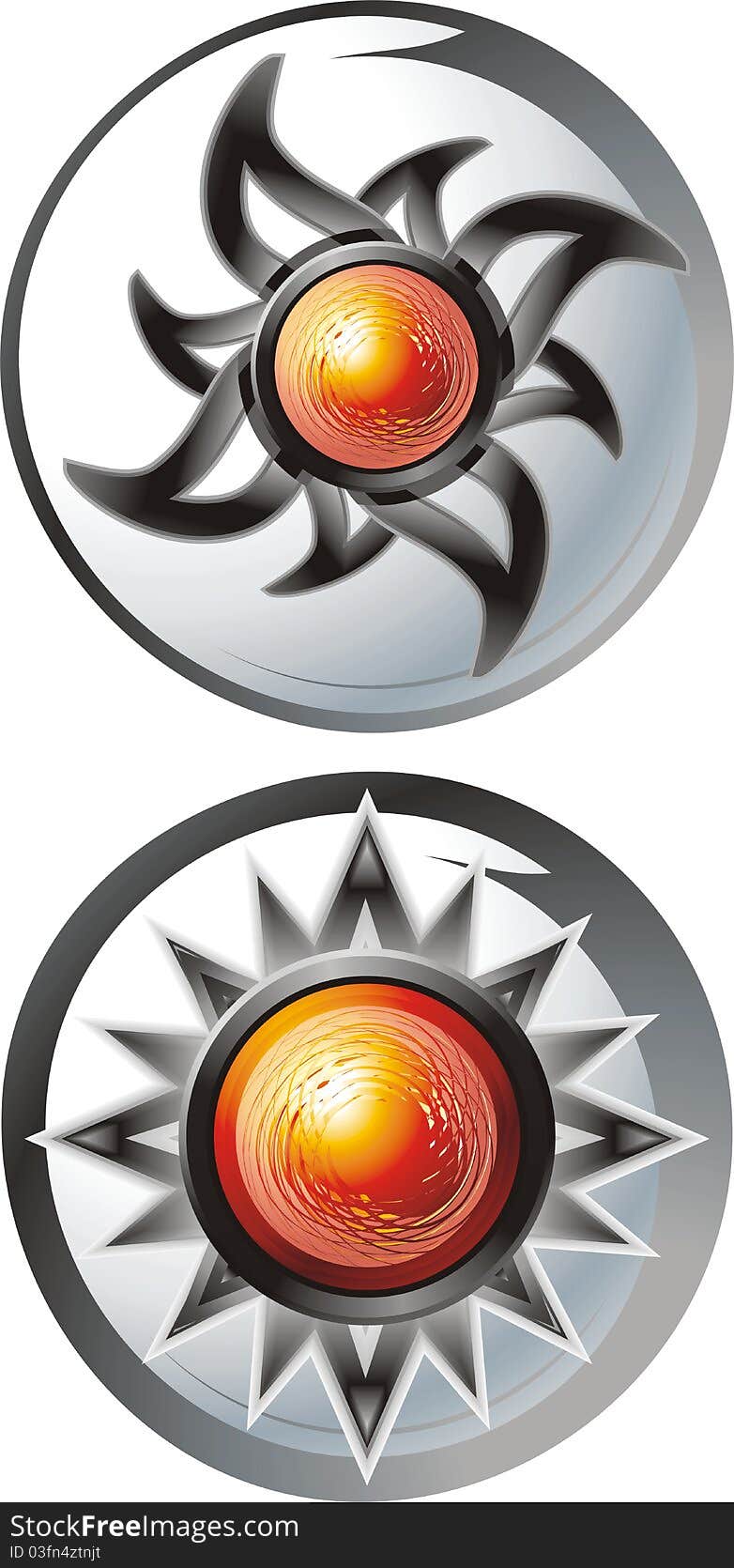 Button, mark, computer graphics