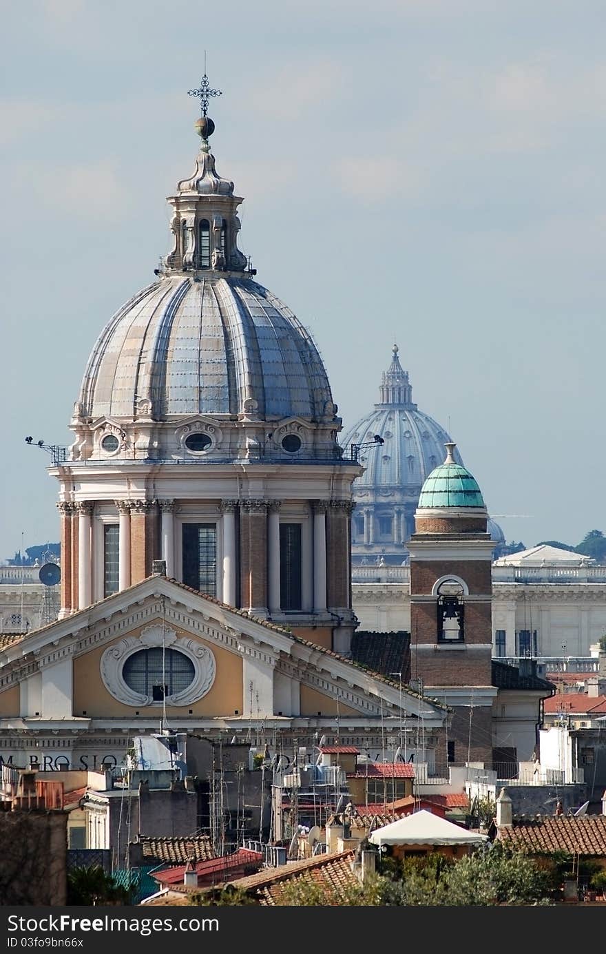 Roman Cupola Close-up