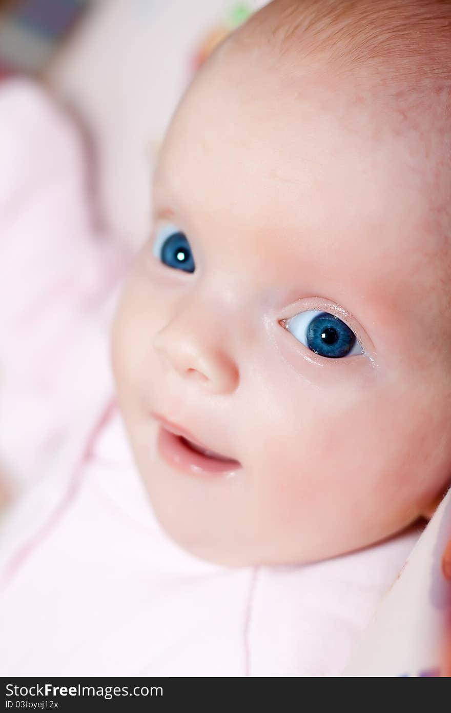 Little cute baby with wonderful blue eyes. Little cute baby with wonderful blue eyes