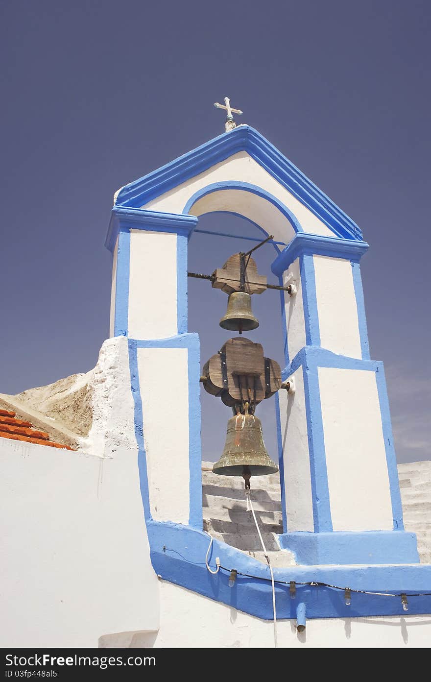 Church bell in Symi island. Church bell in Symi island