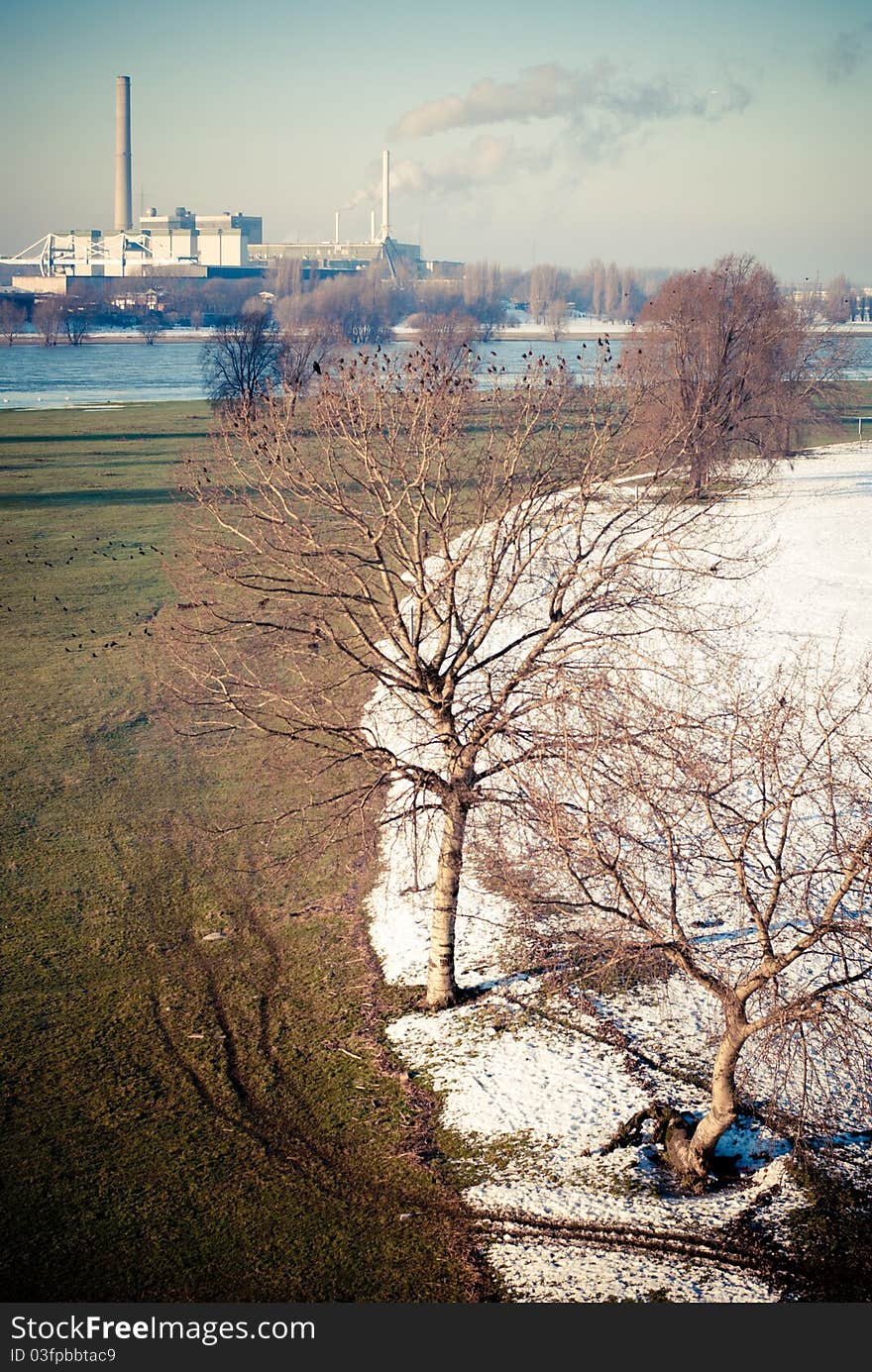 Rhein, Düsseldorf, 2 parts of one season. Rhein, Düsseldorf, 2 parts of one season