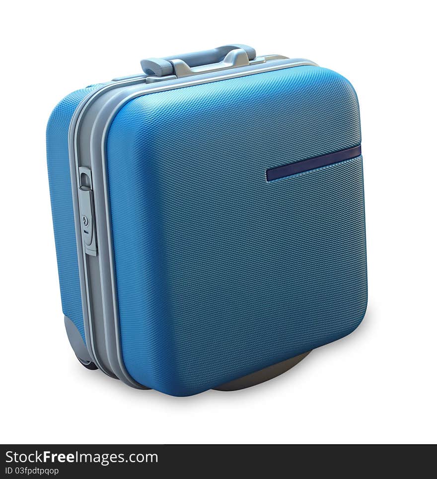 Suitcase isolated on a white background