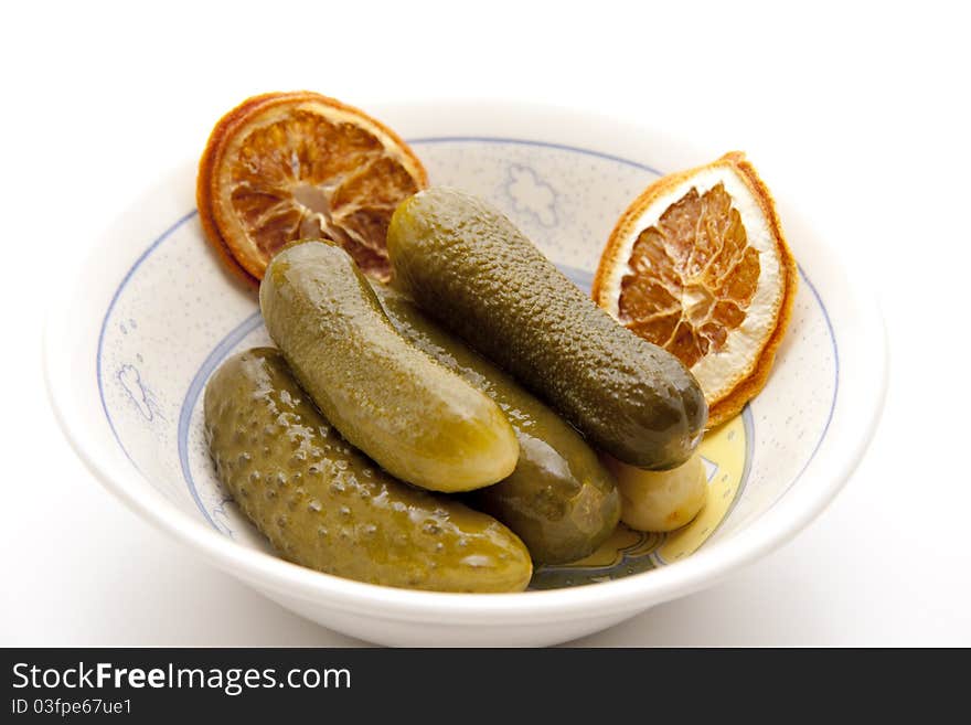 Gherkin in the bowl