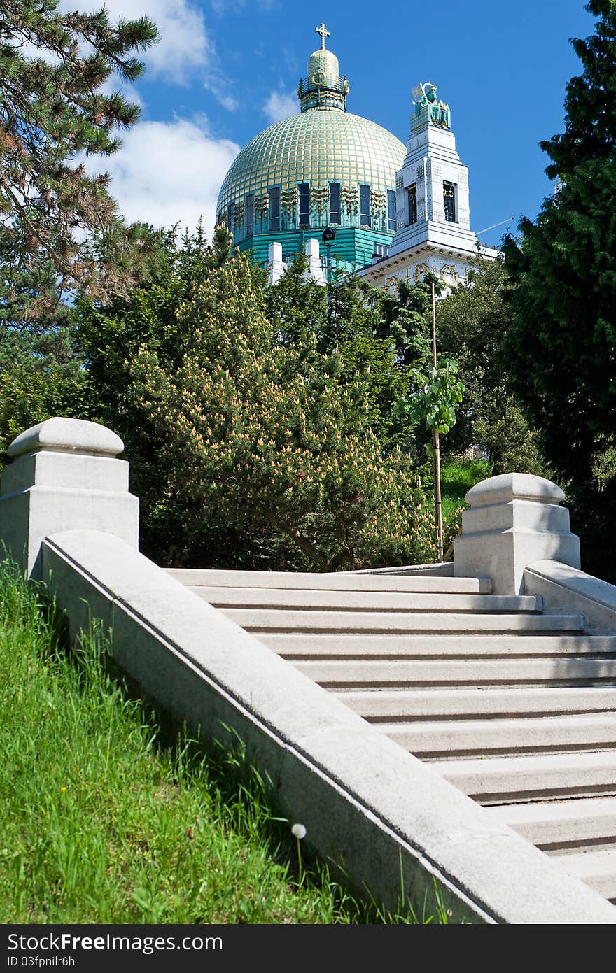 Otto Wagner church Vienna