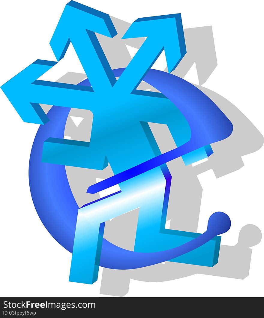 The internet explorer Customization Wizard logo. The internet explorer Customization Wizard logo