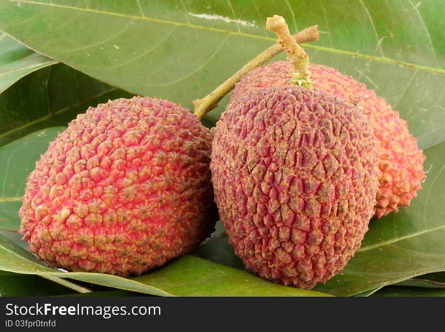 Three lychees