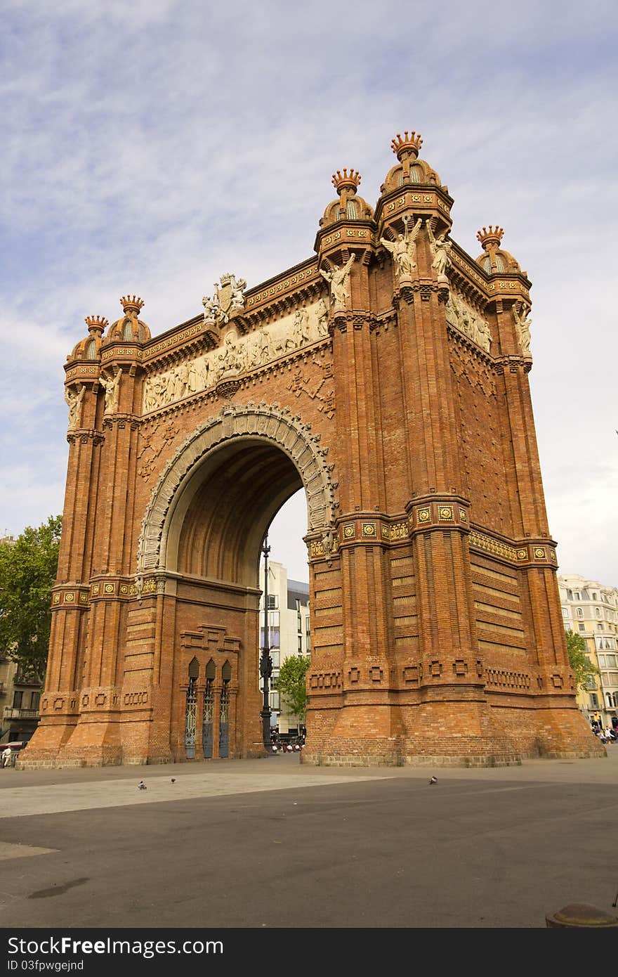 Arc de Triomf in Barcelona.