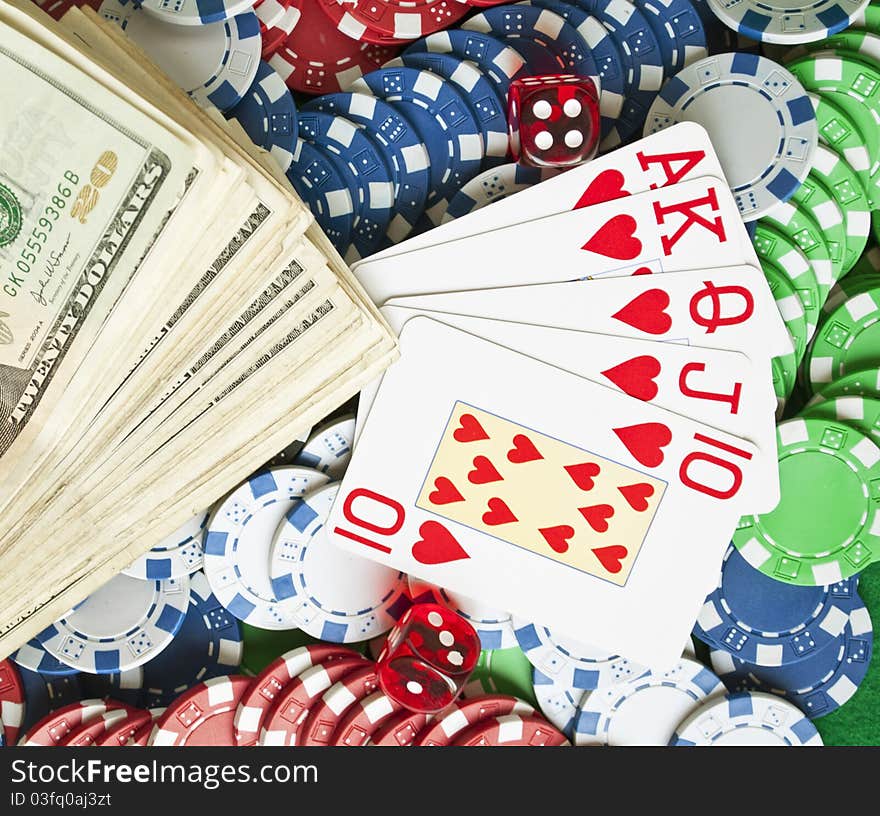 Poker conceptual image