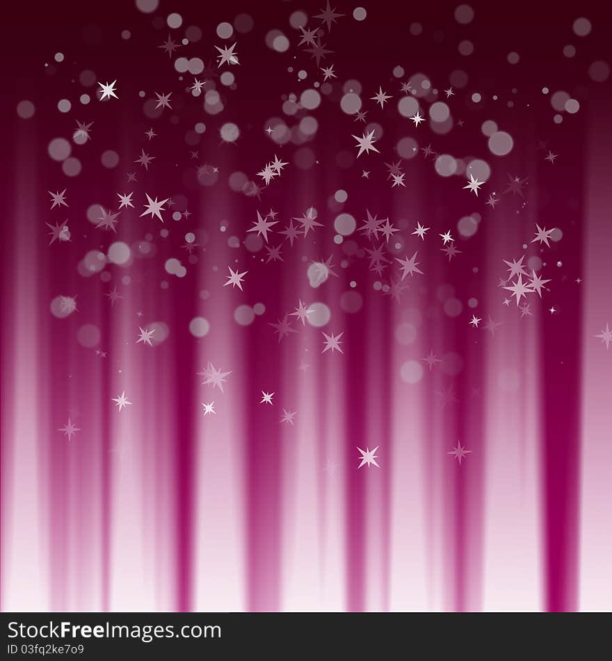 Shining stars on dynamic background