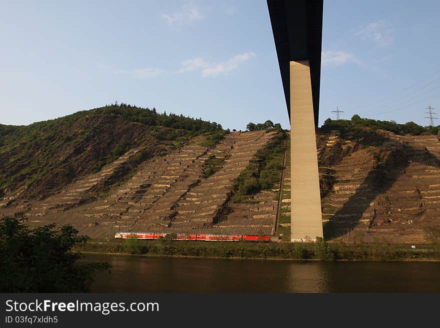 Mosel valley road bridge