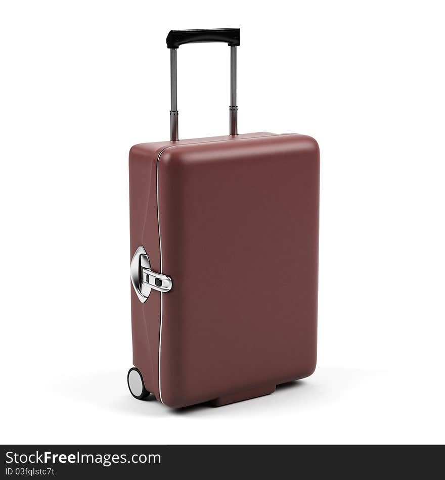 Suitcase isolated on a white background. Suitcase isolated on a white background.