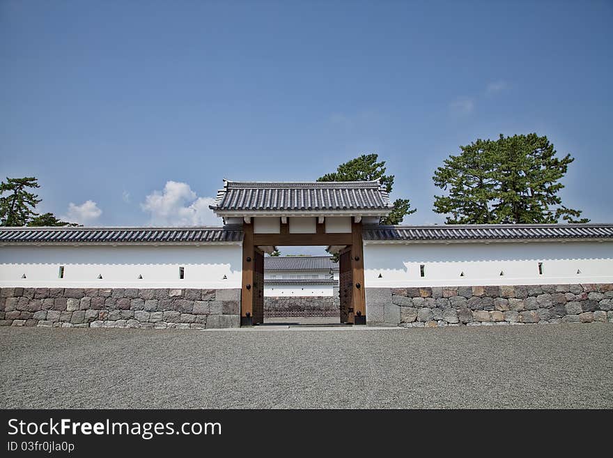 Japanese tourist. Odawara in Castle. Japanese tourist. Odawara in Castle