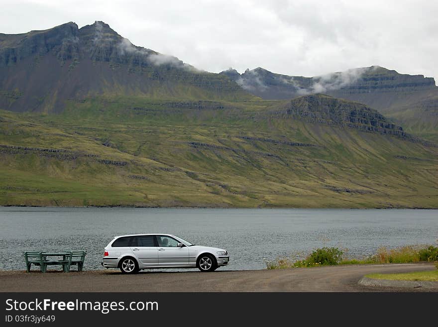 A Small Village In Eastern Iceland