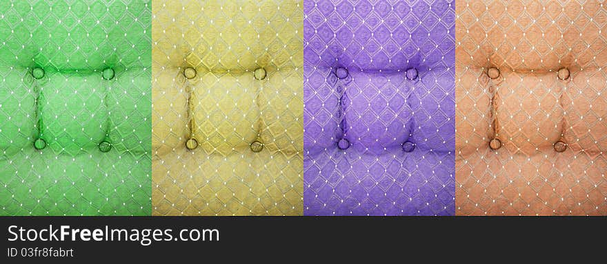 Luxurious chair backgrounds in four colors. Luxurious chair backgrounds in four colors