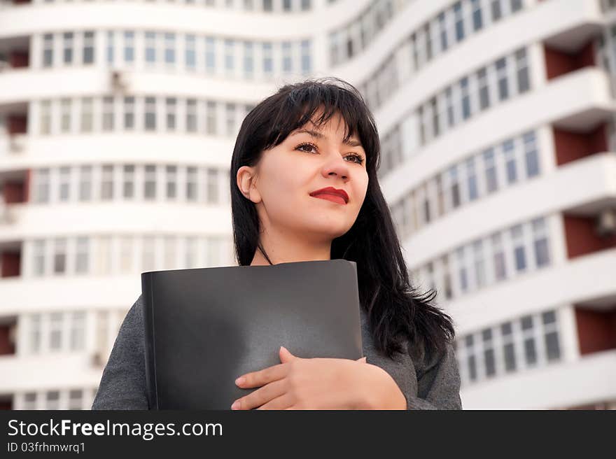 Young business woman