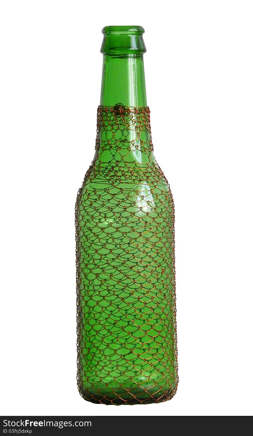 One beer bottle