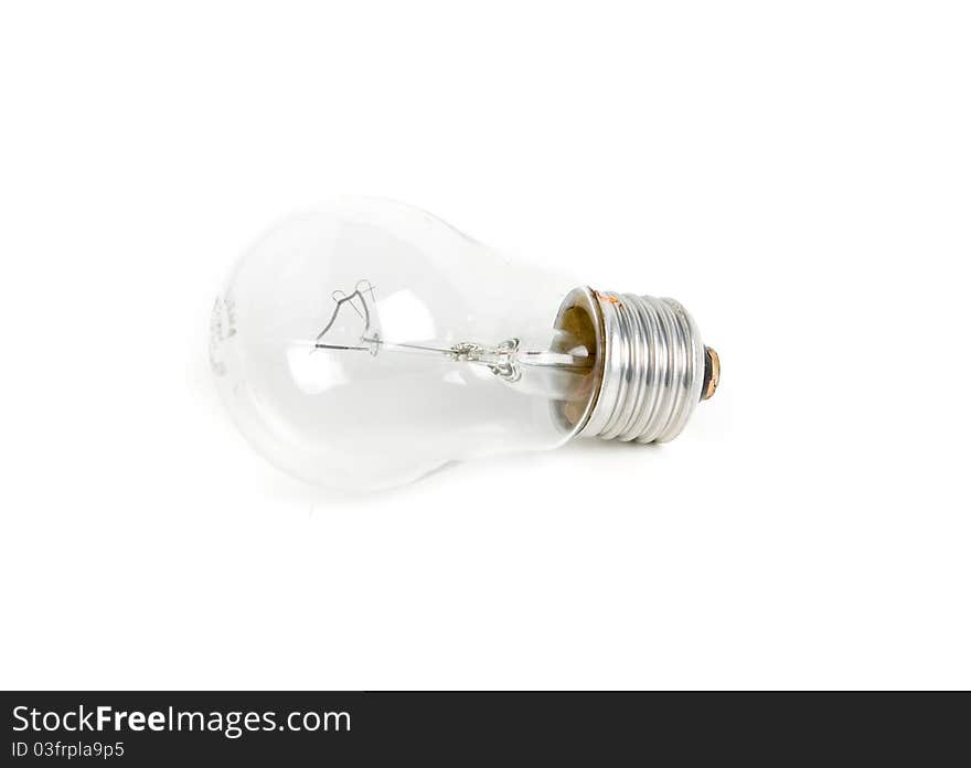 Bulb. White Background