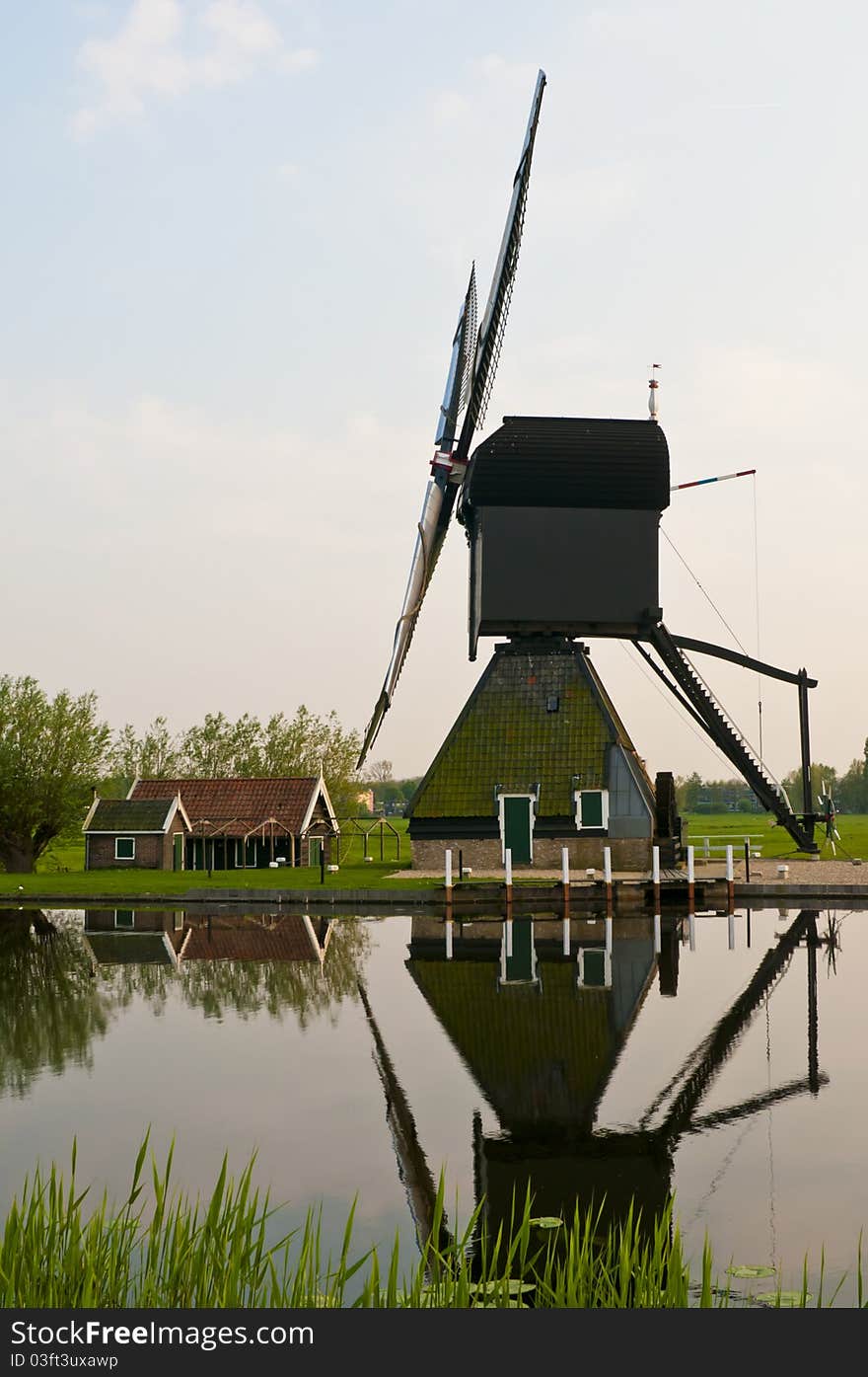 Windmills in Kinderdijk, Netherlands