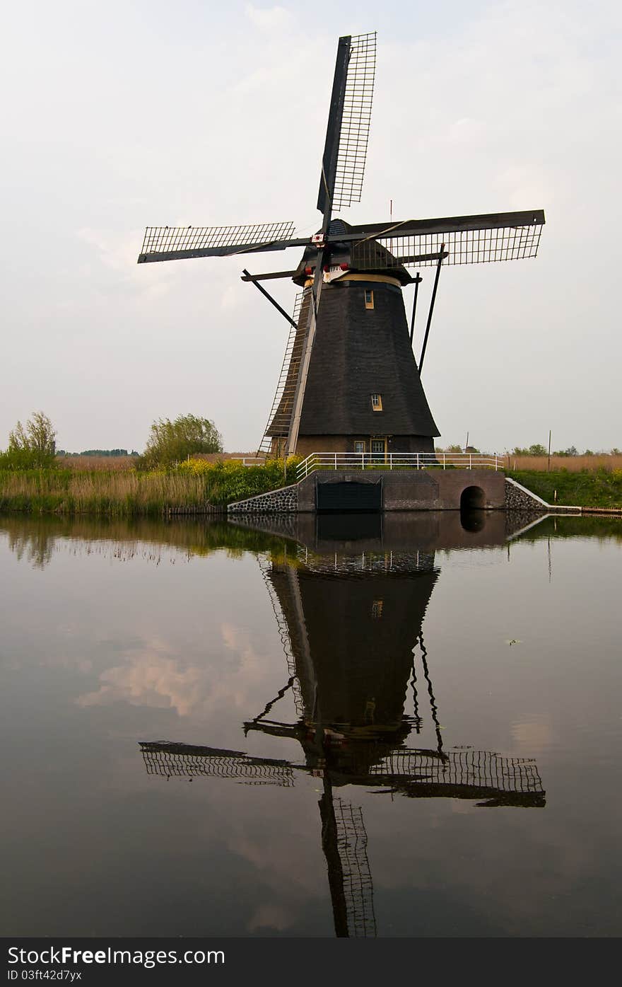 Windmills in Kinderdijk, Netherlands