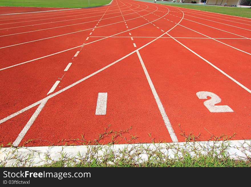 Red Asphalt For Runners.