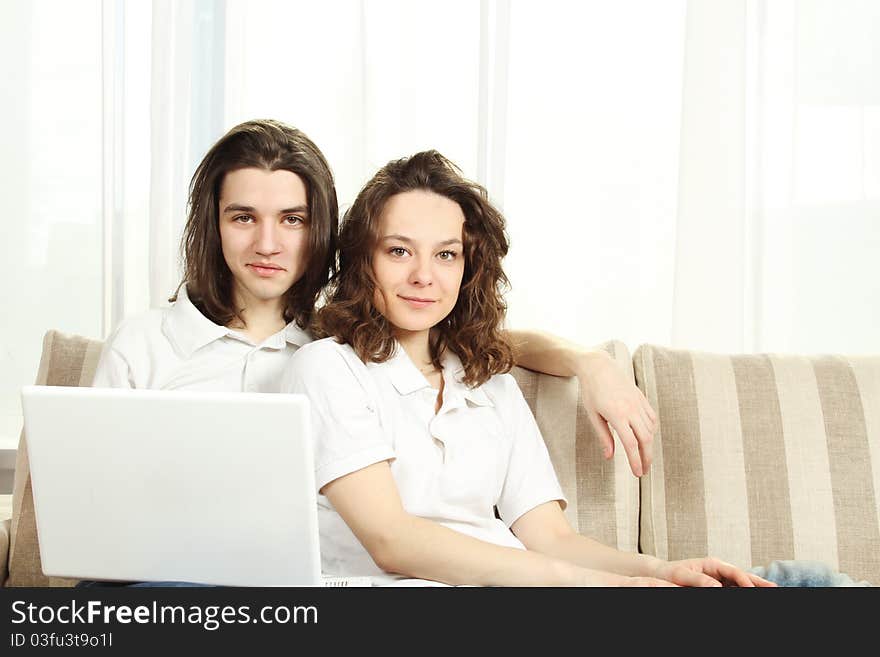 Couple On A Couch, Browsing