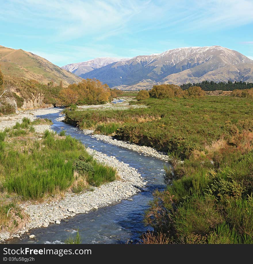 Southern alpine alps mountain at Arthur's Pass National Park New Zealand. Southern alpine alps mountain at Arthur's Pass National Park New Zealand