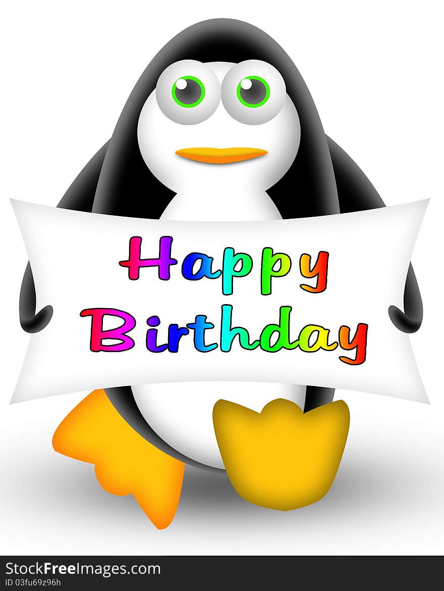 Penguin Happy Birthday