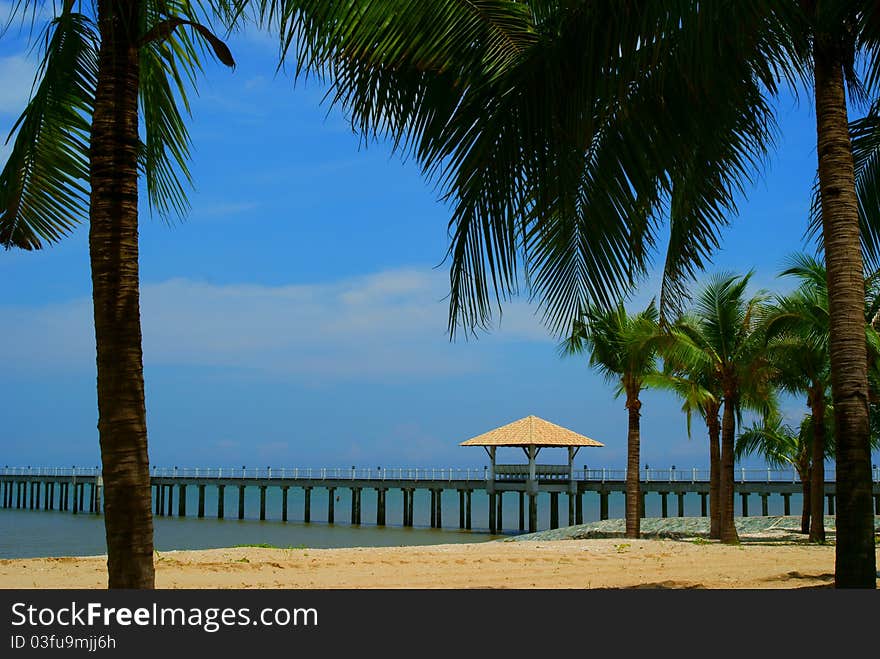 Rest House On Pier